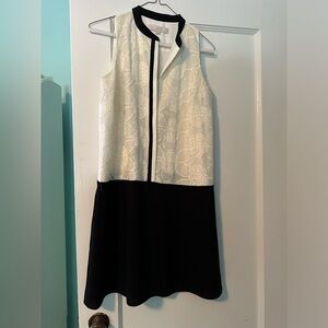 Black and white dress